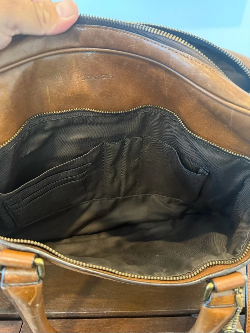 Vintage - Coach leather Bleeker briefcase 70901